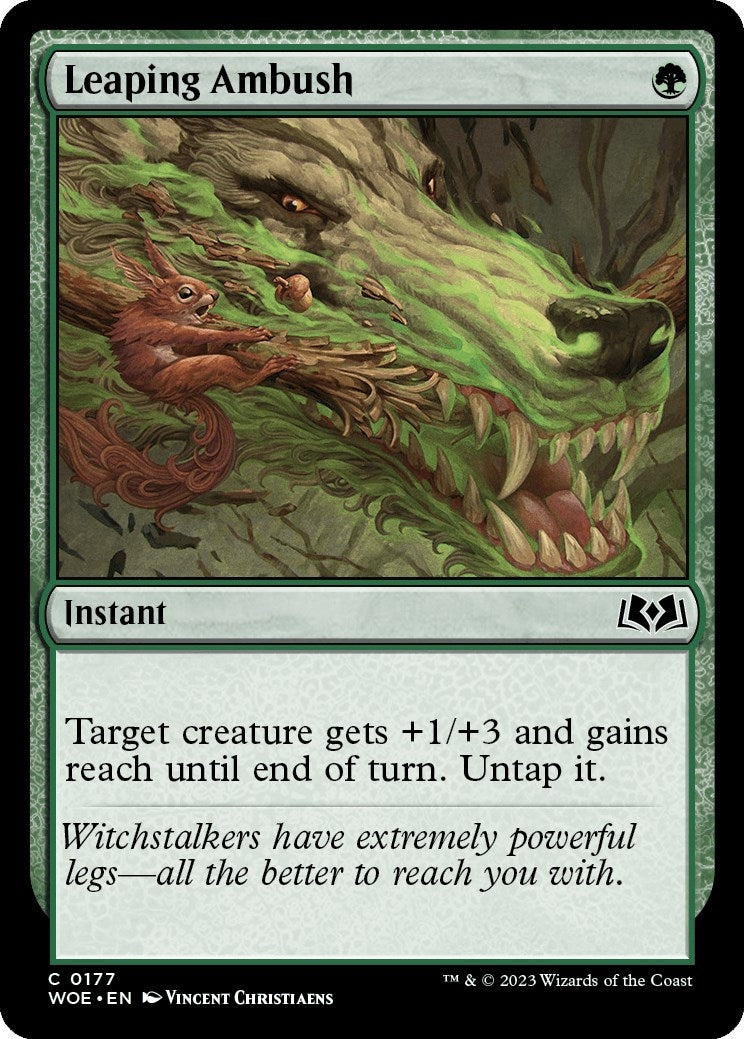 Image for Leaping Ambush (Wilds of Eldraine) (177) - Magic: The Gathering