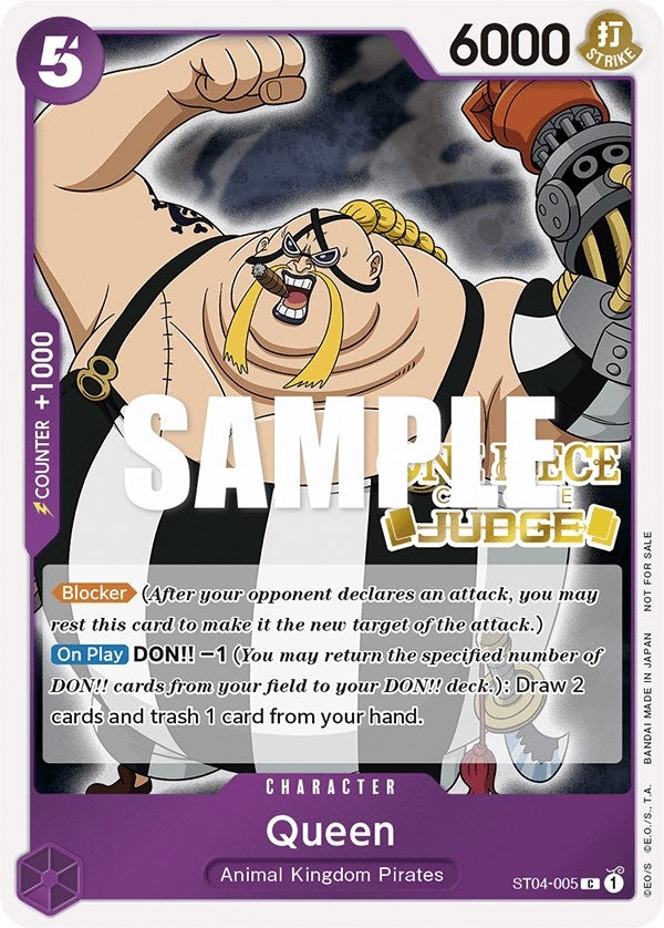 Image for Queen (Judge Pack Vol. 2) (One Piece Promotion Cards) (ST04-005) - One Piece Card Game