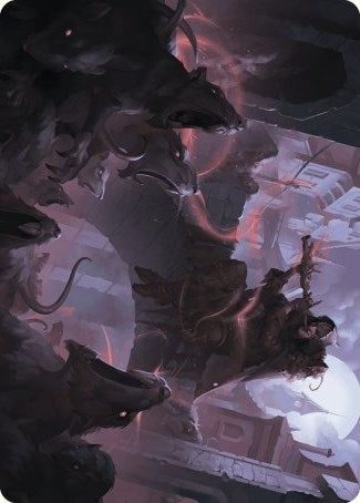 Image for Gnawing Crescendo Art Card (Art Series: Wilds of Eldraine) (17) - Magic: The Gathering
