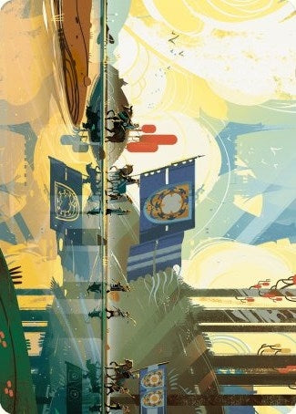 Image for Knightly Valor Art Card (Art Series: Wilds of Eldraine) (63) - Magic: The Gathering