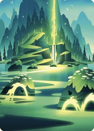 Image for Leyline of Abundance Art Card (Art Series: Wilds of Eldraine) (73) - Magic: The Gathering
