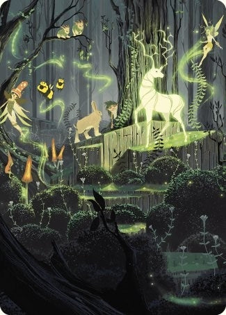 Image for Primal Vigor Art Card (Art Series: Wilds of Eldraine) (74) - Magic: The Gathering