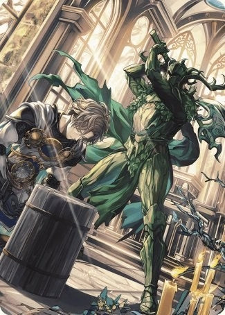 Image for Karmic Justice Anime Art Card (Art Series: Wilds of Eldraine) (77) - Magic: The Gathering
