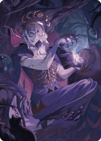 Image for Necropotence Art Card (Art Series: Wilds of Eldraine) (80) - Magic: The Gathering