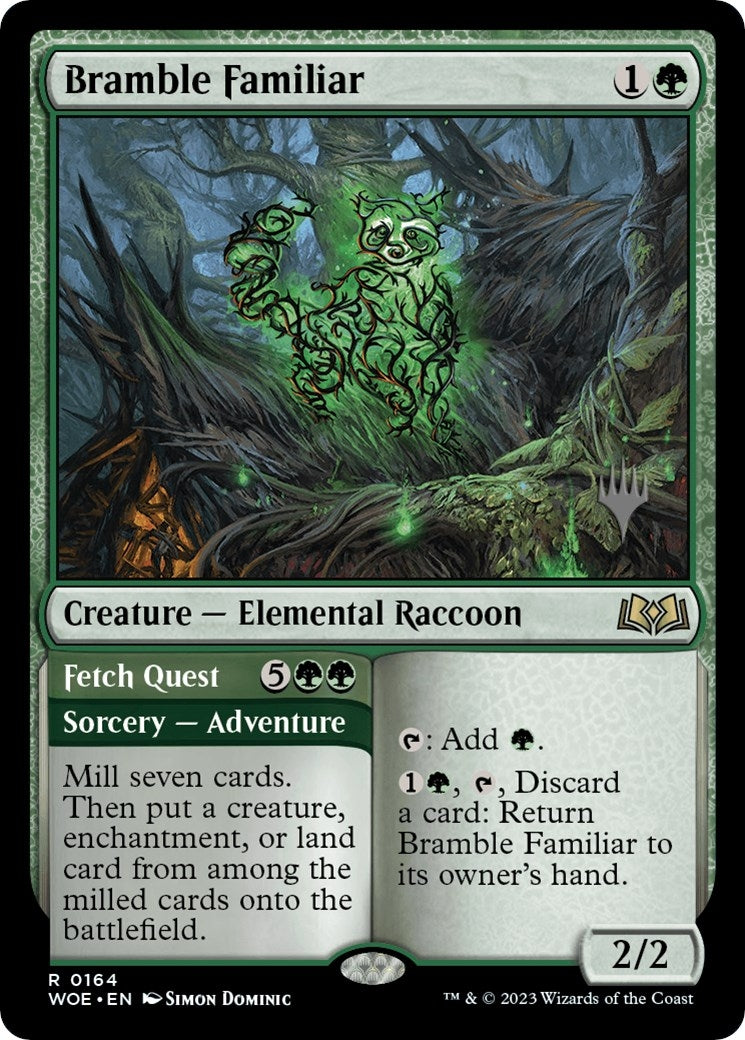 Image for Bramble Familiar (Promo Pack: Wilds of Eldraine) (164) - Magic: The Gathering