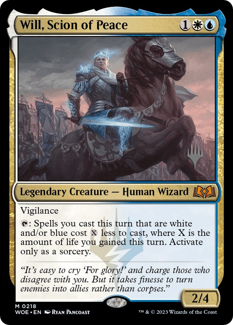 Image for Will, Scion of Peace (Promo Pack: Wilds of Eldraine) (218) - Magic: The Gathering