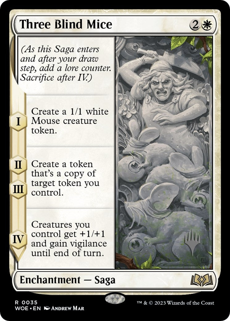 Image for Three Blind Mice (Promo Pack: Wilds of Eldraine) (35) - Magic: The Gathering