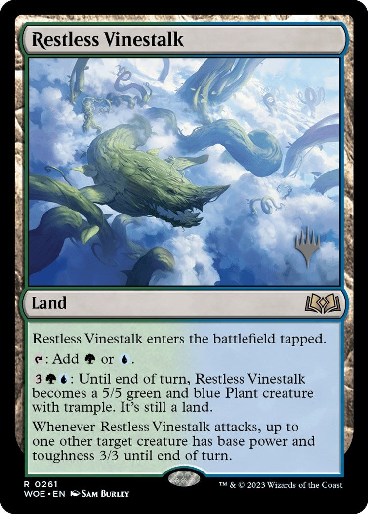 Image for Restless Vinestalk (Promo Pack: Wilds of Eldraine) (261) - Magic: The Gathering