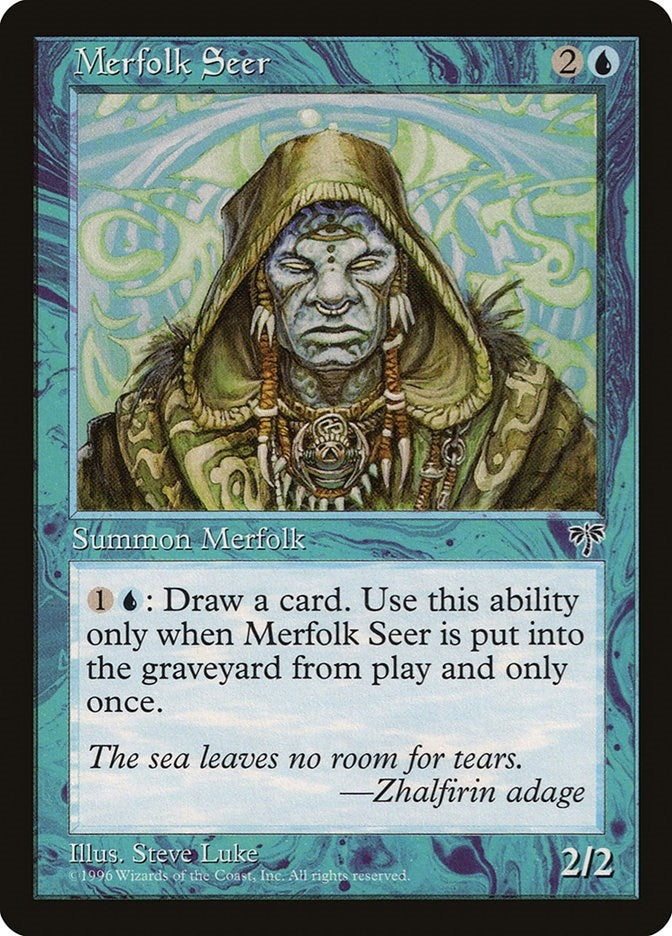 Image for Merfolk Seer (Mirage) - Magic: The Gathering