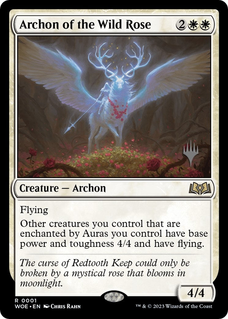 Image for Archon of the Wild Rose (Promo Pack: Wilds of Eldraine) (1) - Magic: The Gathering