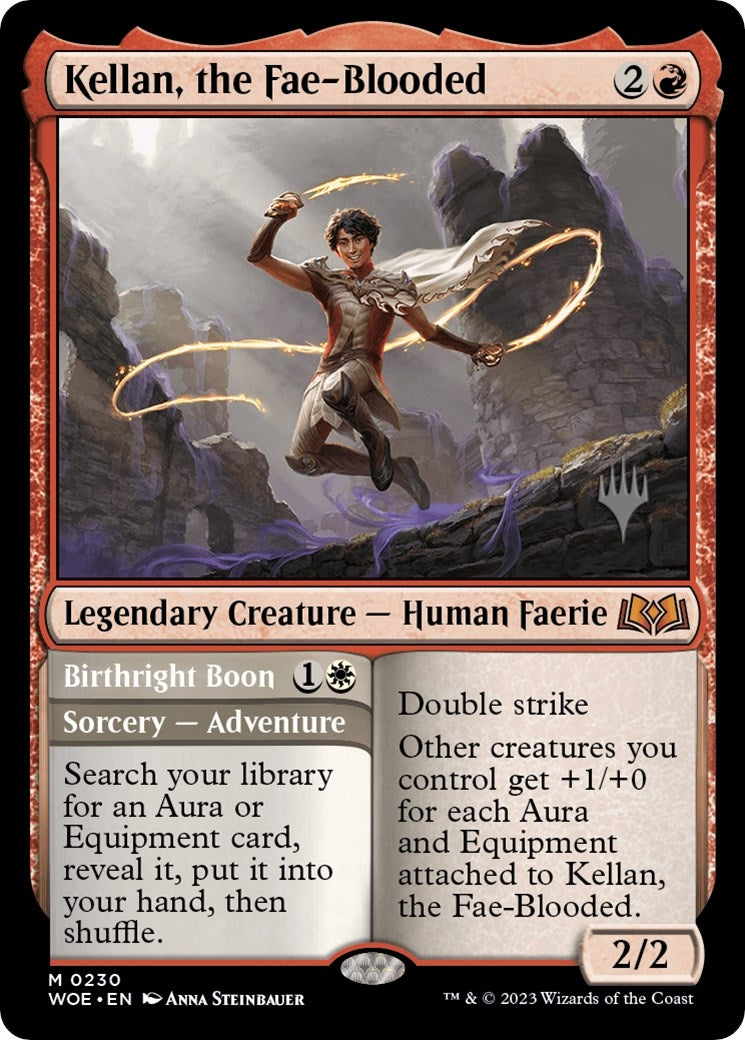 Image for Kellan, the Fae-Blooded (Promo Pack: Wilds of Eldraine) (230) - Magic: The Gathering