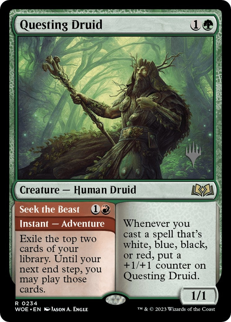 Image for Questing Druid (Promo Pack: Wilds of Eldraine) (234) - Magic: The Gathering