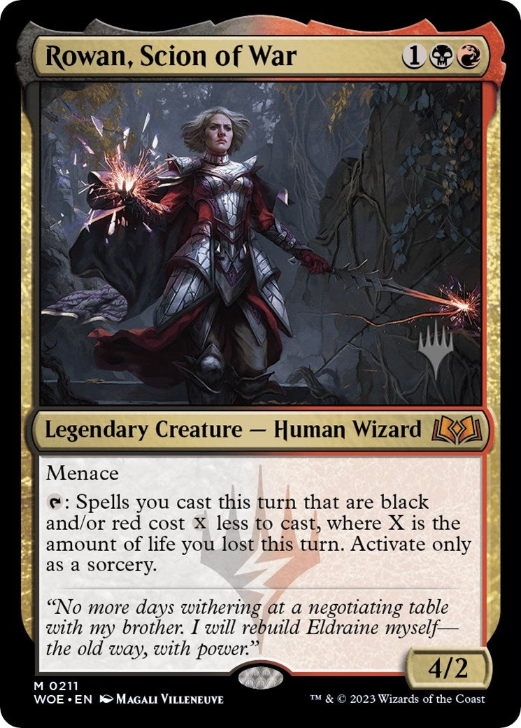 Image for Rowan, Scion of War (Promo Pack: Wilds of Eldraine) (211) - Magic: The Gathering