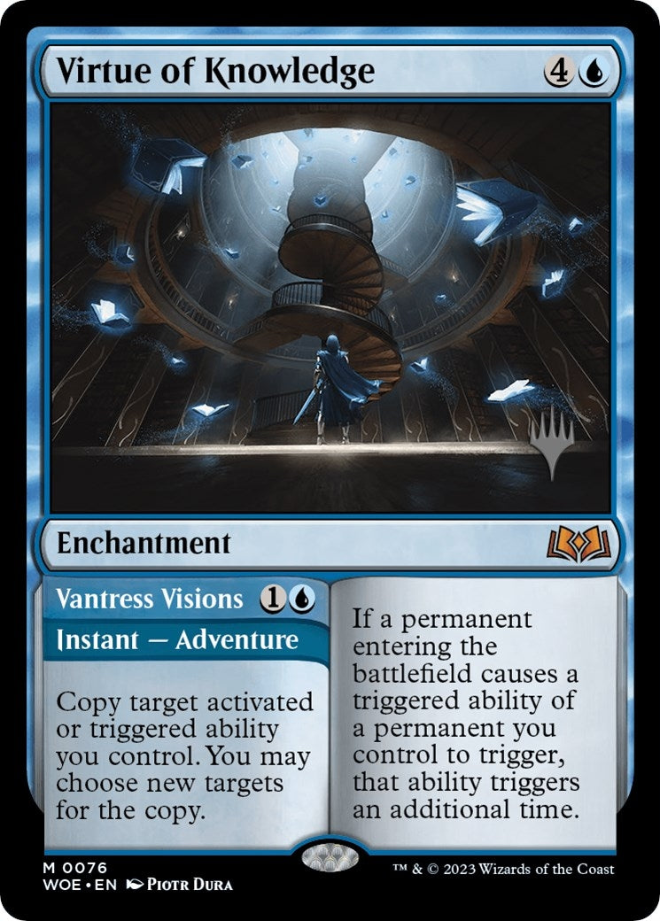 Image for Virtue of Knowledge (Promo Pack: Wilds of Eldraine) (76) - Magic: The Gathering