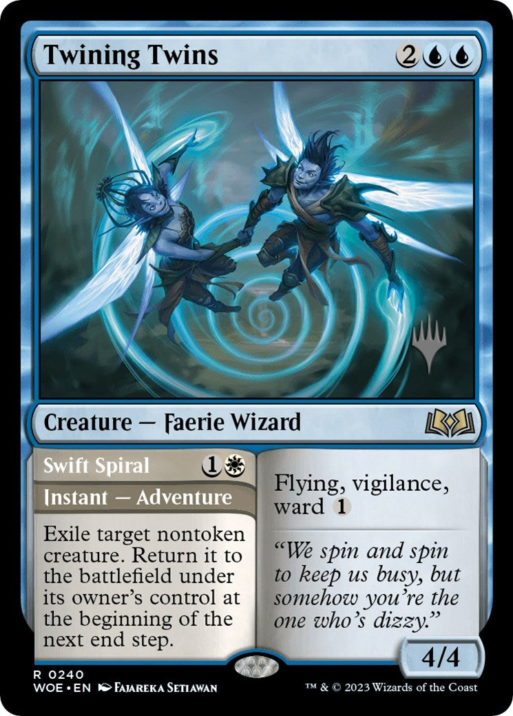 Image for Twining Twins (Promo Pack: Wilds of Eldraine) (240) - Magic: The Gathering