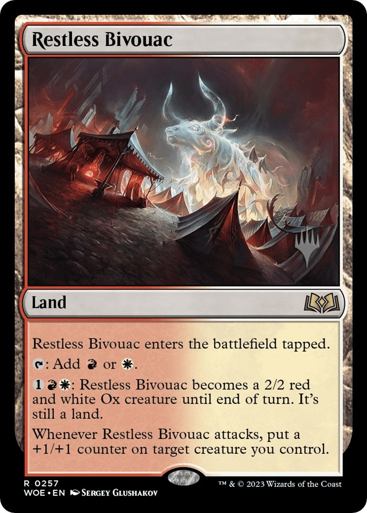 Image for Restless Bivouac (Promo Pack: Wilds of Eldraine) (257) - Magic: The Gathering
