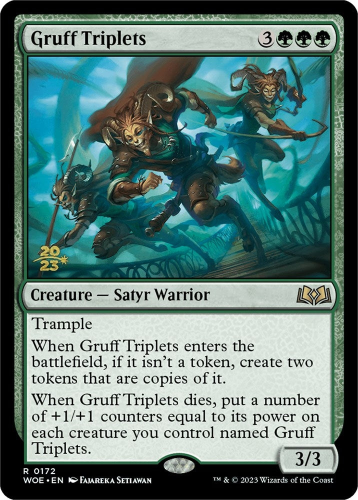 Image for Gruff Triplets (Prerelease Cards) (172) - Magic: The Gathering