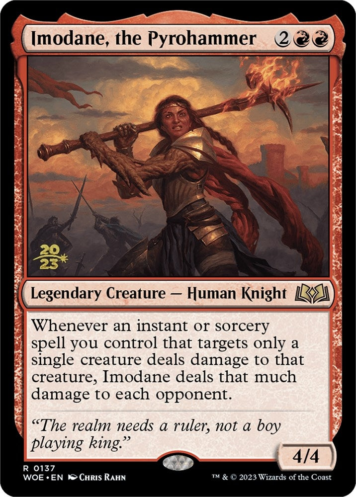 Image for Imodane, the Pyrohammer (Prerelease Cards) (137) - Magic: The Gathering