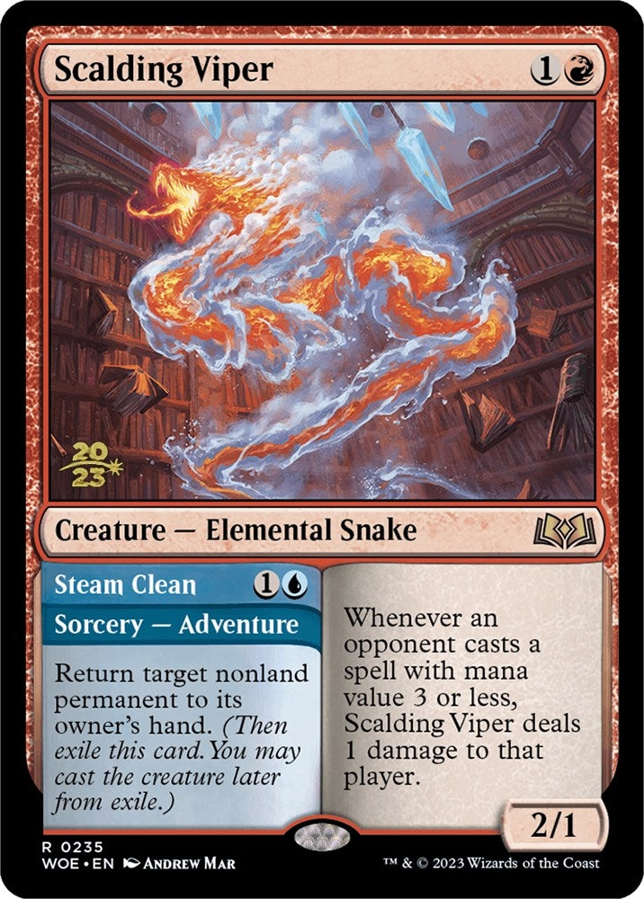 Image for Scalding Viper (Prerelease Cards) (235) - Magic: The Gathering