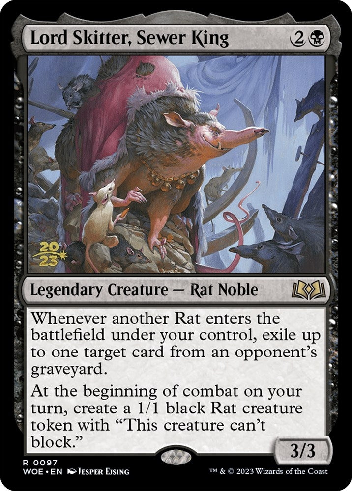 Image for Lord Skitter, Sewer King (Prerelease Cards) (97) - Magic: The Gathering