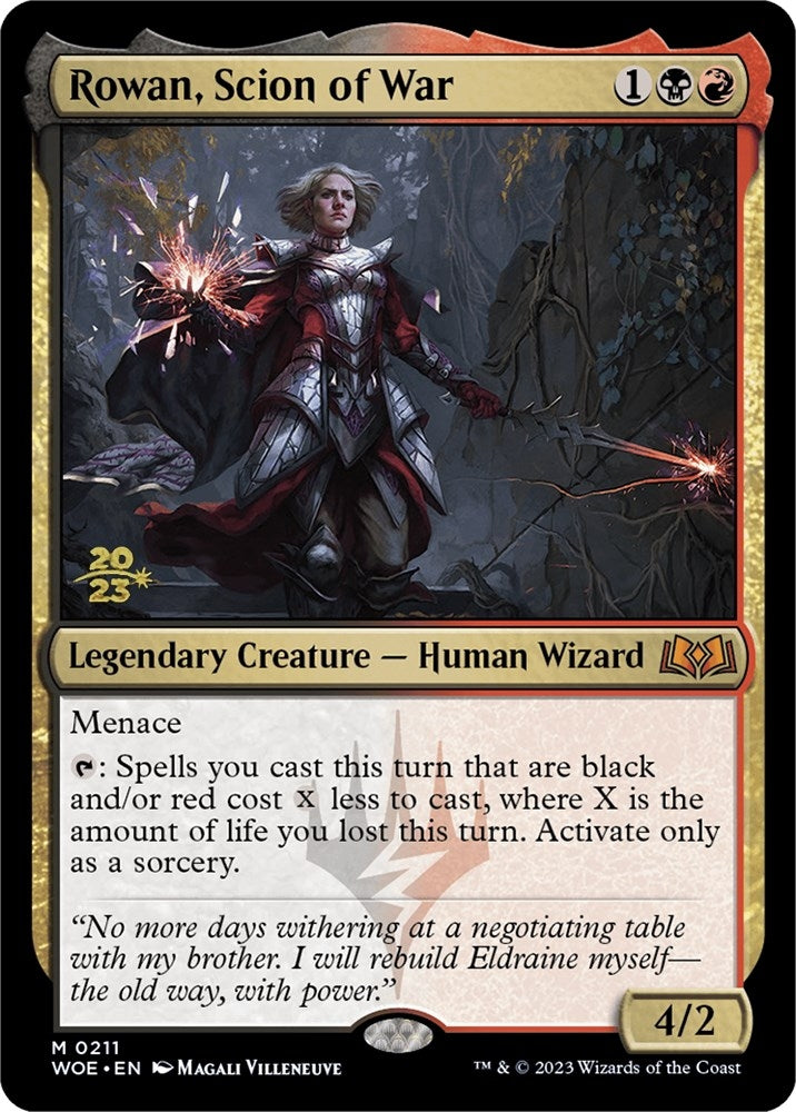 Image for Rowan, Scion of War (Prerelease Cards) (211) - Magic: The Gathering