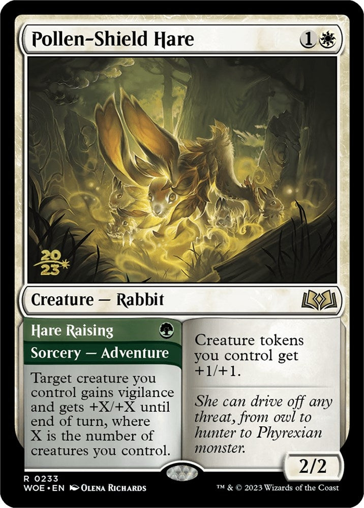 Image for Pollen-Shield Hare (Prerelease Cards) (233) - Magic: The Gathering