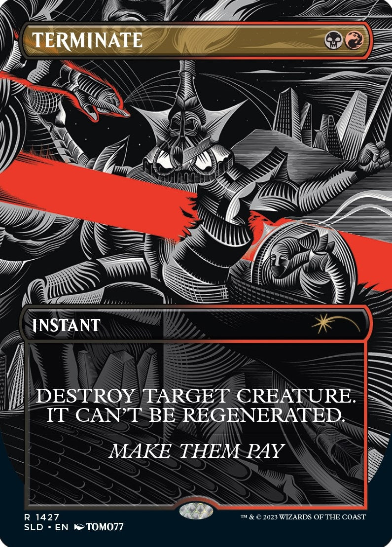 Image for Terminate (Secret Lair Drop Series) (1427) - Magic: The Gathering