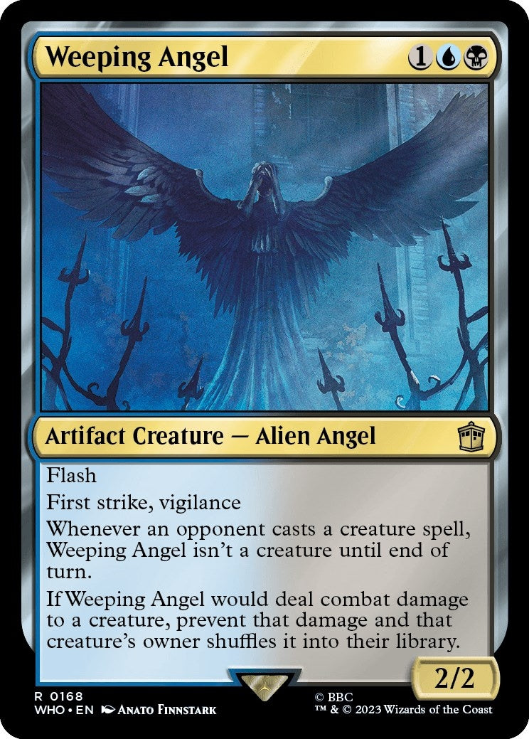 Image for Weeping Angel (Universes Beyond: Doctor Who) (168) - Magic: The Gathering