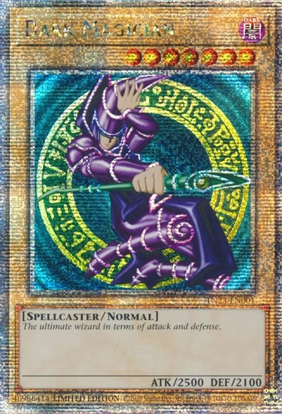 Image for Dark Magician (Quarter Century Secret Rare) (25th Anniversary Tin: Dueling Heroes) (TN23-EN001) - YuGiOh