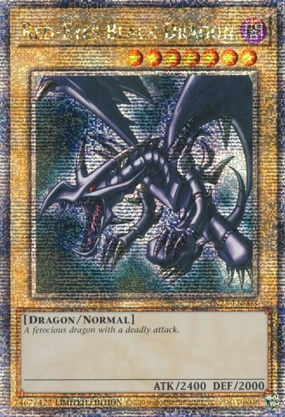 Image for Red-Eyes Black Dragon (Quarter Century Secret Rare) (25th Anniversary Tin: Dueling Heroes) (TN23-EN003) - YuGiOh