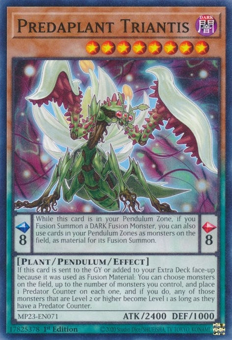 Image for Predaplant Triantis (25th Anniversary Tin: Dueling Heroes Mega Pack) (MP23-EN071) - YuGiOh