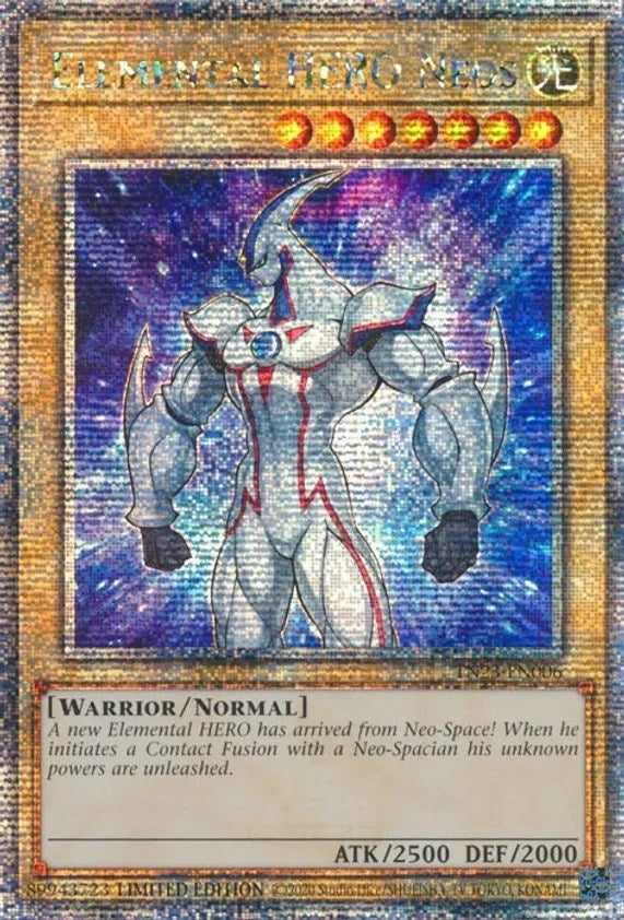 Image for Elemental HERO Neos (Quarter Century Secret Rare) (25th Anniversary Tin: Dueling Heroes) (TN23-EN006) - YuGiOh