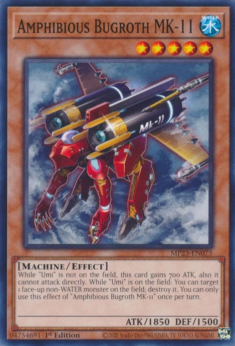 Image for Amphibious Bugroth MK-11 (25th Anniversary Tin: Dueling Heroes Mega Pack) (MP23-EN075) - YuGiOh