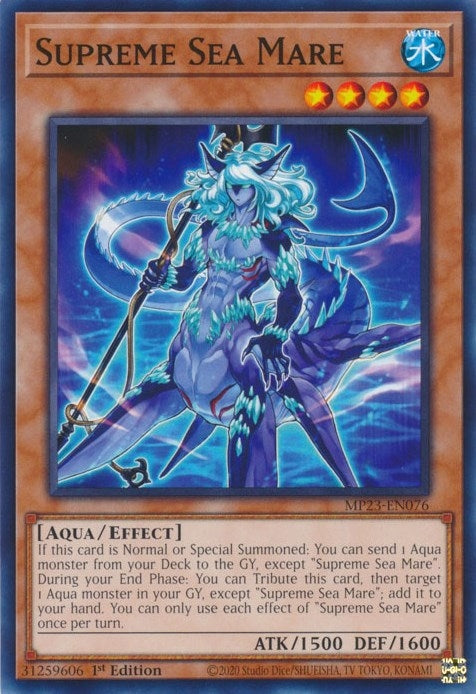 Image for Supreme Sea Mare (25th Anniversary Tin: Dueling Heroes Mega Pack) (MP23-EN076) - YuGiOh