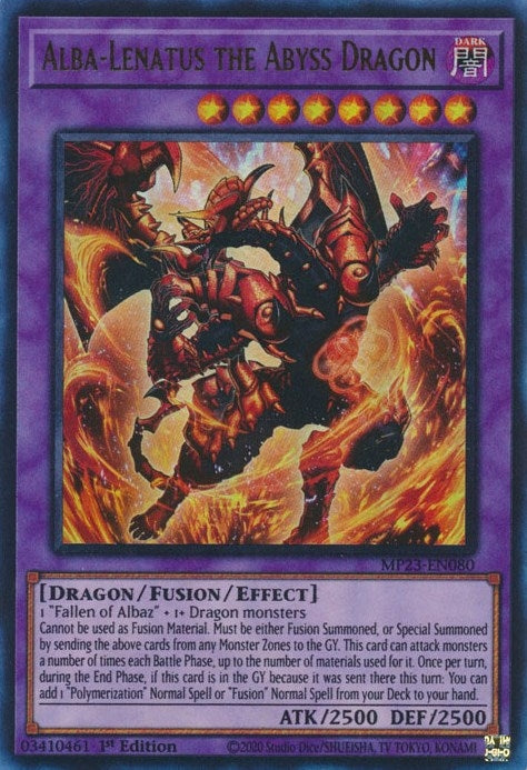 Image for Alba-Lenatus the Abyss Dragon (25th Anniversary Tin: Dueling Heroes Mega Pack) (MP23-EN080) - YuGiOh
