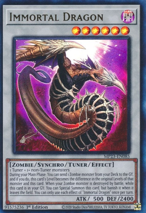 Image for Immortal Dragon (25th Anniversary Tin: Dueling Heroes Mega Pack) (MP23-EN085) - YuGiOh