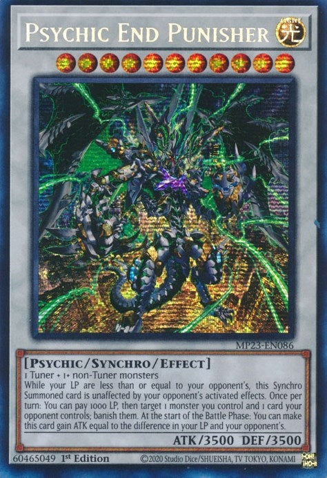 Image for Psychic End Punisher (25th Anniversary Tin: Dueling Heroes Mega Pack) (MP23-EN086) - YuGiOh