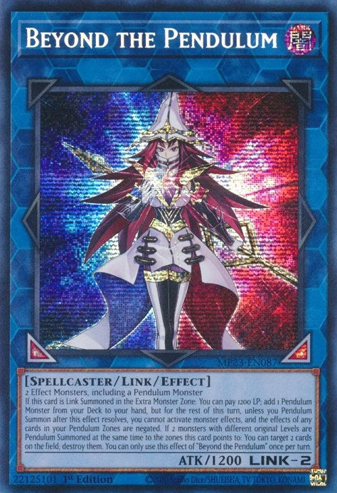 Image for Beyond the Pendulum (25th Anniversary Tin: Dueling Heroes Mega Pack) (MP23-EN087) - YuGiOh