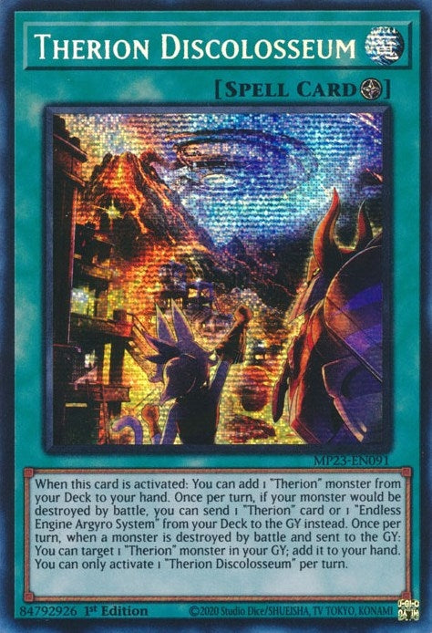 Image for Therion Discolosseum (25th Anniversary Tin: Dueling Heroes Mega Pack) (MP23-EN091) - YuGiOh
