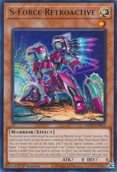 Image for S-Force Retroactive (25th Anniversary Tin: Dueling Heroes Mega Pack) (MP23-EN013) - YuGiOh