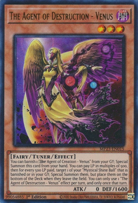 Image for The Agent of Destruction - Venus (25th Anniversary Tin: Dueling Heroes Mega Pack) (MP23-EN015) - YuGiOh