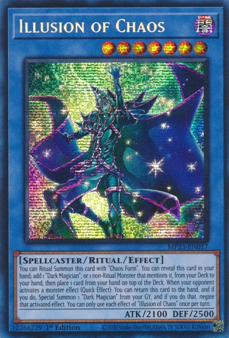 Image for Illusion of Chaos (25th Anniversary Tin: Dueling Heroes Mega Pack) (MP23-EN017) - YuGiOh
