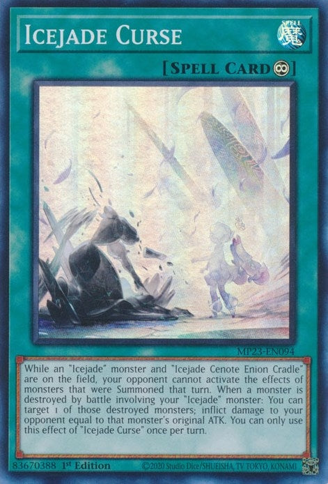 Image for Icejade Curse (25th Anniversary Tin: Dueling Heroes Mega Pack) (MP23-EN094) - YuGiOh