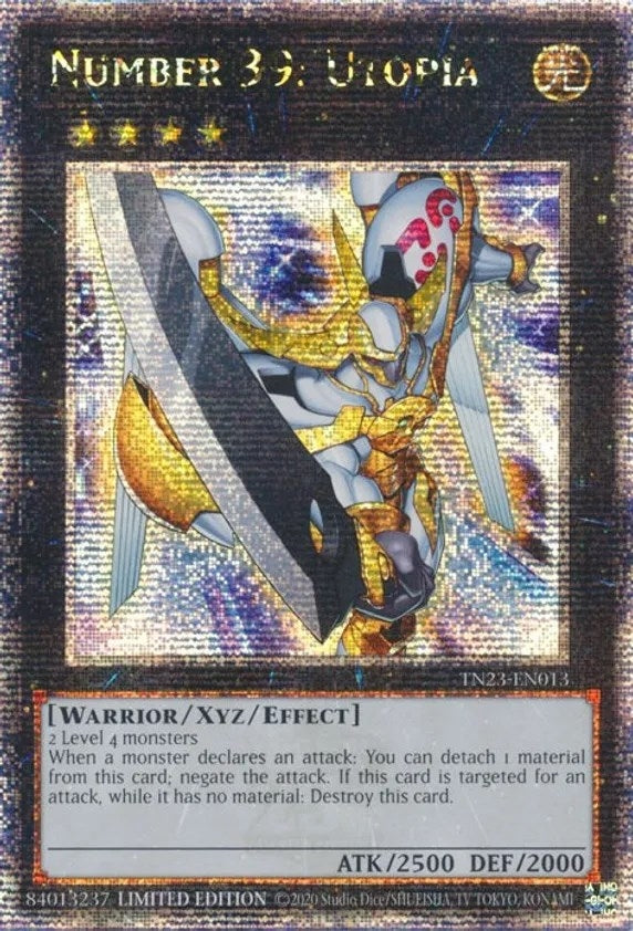 Image for Number 39: Utopia (Quarter Century Secret Rare) (25th Anniversary Tin: Dueling Heroes) (TN23-EN013) - YuGiOh
