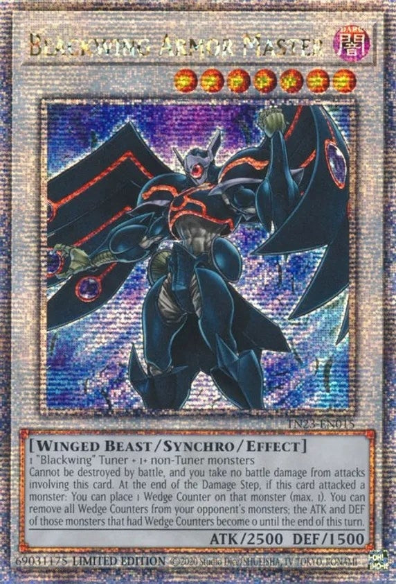 Image for Blackwing Armor Master (Quarter Century Secret Rare) (25th Anniversary Tin: Dueling Heroes) (TN23-EN015) - YuGiOh