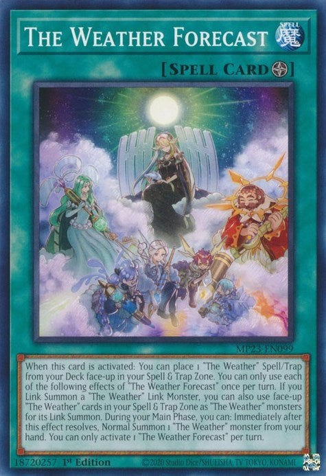 Image for The Weather Forecast (25th Anniversary Tin: Dueling Heroes Mega Pack) (MP23-EN099) - YuGiOh