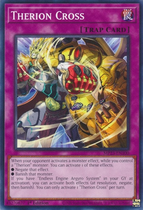 Image for Therion Cross (25th Anniversary Tin: Dueling Heroes Mega Pack) (MP23-EN100) - YuGiOh