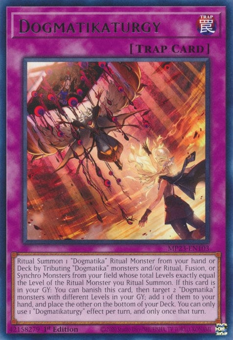 Image for Dogmatikaturgy (25th Anniversary Tin: Dueling Heroes Mega Pack) (MP23-EN103) - YuGiOh