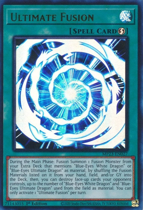 Image for Ultimate Fusion (25th Anniversary Tin: Dueling Heroes Mega Pack) (MP23-EN027) - YuGiOh