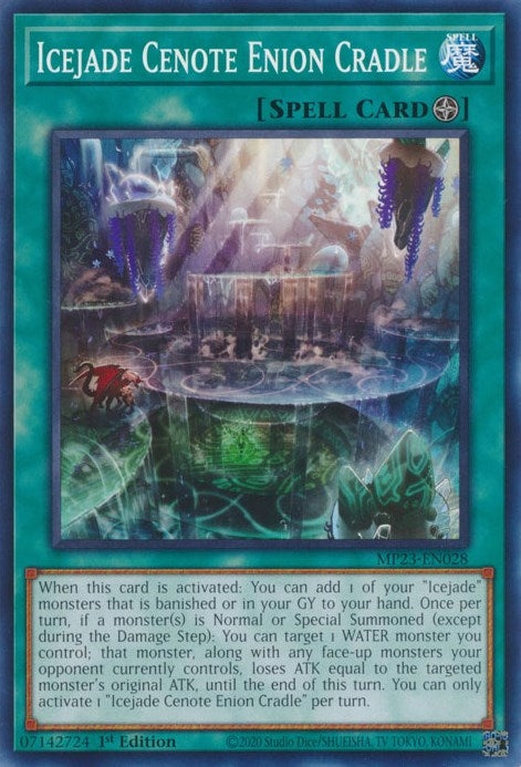 Image for Icejade Cenote Enion Cradle (25th Anniversary Tin: Dueling Heroes Mega Pack) (MP23-EN028) - YuGiOh